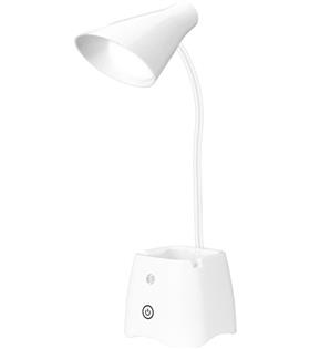 S-link SL-M9001 3AA Pil ve Usb Destekli Beyaz Masa Üstü 15 SMD Ledli Okuma Lambası