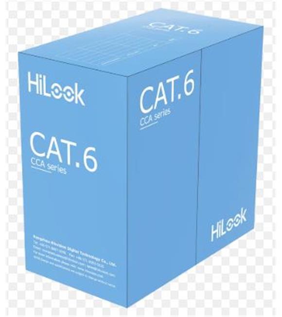 Hilook NC-1LN6UU-CCA CAT6 U-UTP 24 AWG 305 Metre Ağ Kablosu, CCA, 0,57 mm