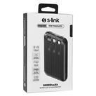 S-link P135 10000mAh 15W Magsafe Dahili Kablo Siyah Gizli LED Taşınabilir Pil Şarj Cihazı Power_1