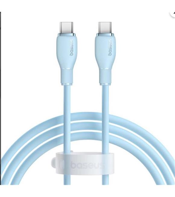 Baseus Pudding USB-A Light 2.4A Kablo 1.2m Mavi (P10355700311-00)