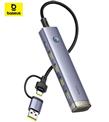 Baseus UltraJoy Lite 4-Port HUB-Gri (B0005280B811-13)