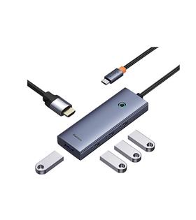 Baseus Flite Series 7in1 Type-C Hub Gri (B00052805813-00)