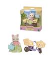Adore Oyuncak sylvanian families Çiçekli Kedi Anne Ve Bisiklet ESE5680