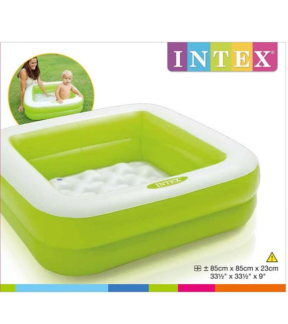 Intex Renkli Şişme Taban 2 Bölme Havuz 86 Cm. (57100)