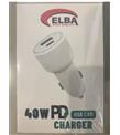 ELB30-40WPD+USB ELBA 40 W PD+USB ARAÇ BAŞLIK