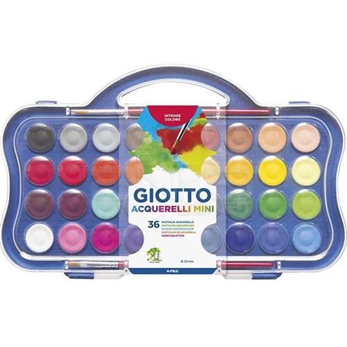 Giotto Sulu Boya Acquarell Blocks 23 MM 36 Lı 352700 Okula Dönüş Kampanyası Boya Gereçleri