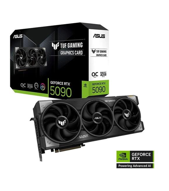 Asus Tuf Gaming GeForce RTX5090 OC 32GB GDDR7 512 Bit DLSS 4 TUF-RTX5090-O32G-GAMING Ekran Kartı