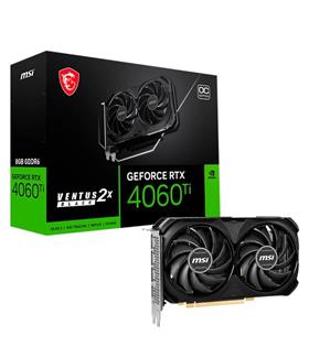 Msi GeForce RTX4060Ti VENTUS 2X BLACK 8GB OC GDDR6 128 Bit DLSS 3 Ekran Kartı