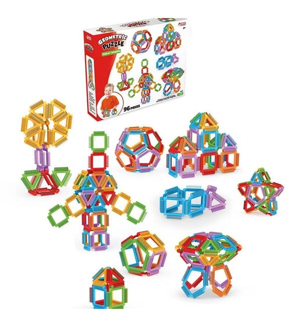 Dede Oyuncak Geometrik Puzzle 96 Parça