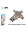 S-link SL-TA35M 4in1 USB+Micro+TypeC+Lightning Micro SD (TF) Kart Okuyucu