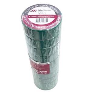 Mutlusan 10-19 İzole Bant 10lu(Elektrik Bant) Yeşil 065133151019