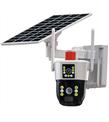 Apronx APX-WSP141 6mp 3.6mm 4G Solar Çift Kamera 15 LED Wifi Ptz Kamera