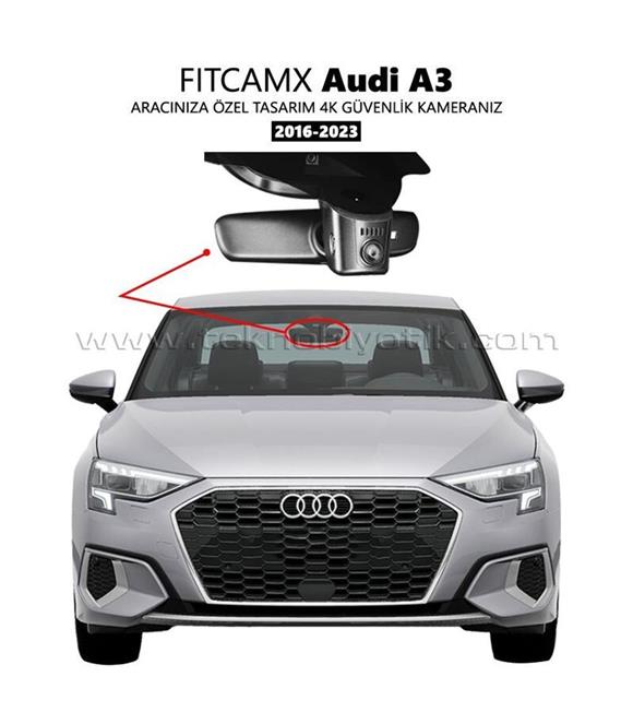 FitCamX - Audi A3,S3,RS3 Modele Özel 4K Araç Kamerası (2016-2023))(FT-HY7708-A3) Kategori Dışı