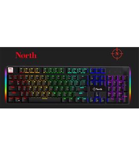 North Shield Blue Switch Türkçe Q RGB Mekanik Gaming Klavye