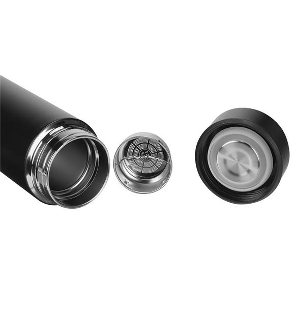S-link SL-TM02 Mat Siyah 450ML Iç 304 Dış 201 Termos Kupa-Bardak