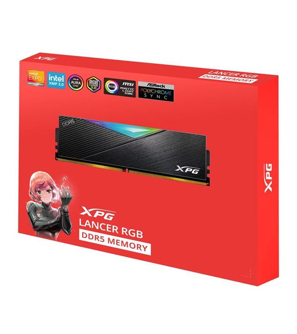 XPG 32GB-2 Lancer RGB DDR5 6000MT-s PC5-48000 CL 30-40-40 1.35V Soğutuculu PC Ram