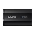 Adata 500Gb SD810 Siyah Taşınabilir Usb 3.2 Gen2  x2 Type-C Ssd Harici Disk