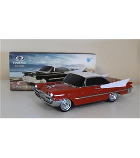 EVERTON RT-1950 Turuncu Arabalı  Bluetooth Fm-Usb-Tf-Aux Şarjlı Nostaljik Radyo