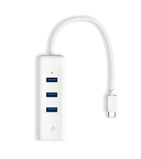 Tp-Link UE330C 10-100-1000 Mbps 3.0 Type C Ethernet Çevirici + 3 Port USB Çoğaltıcı