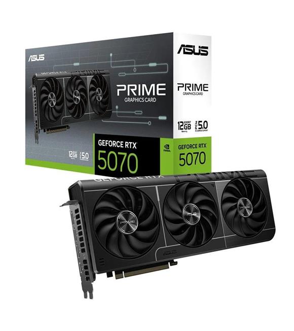 Asus Prime GeForce RTX5070 12GB GDDR7 192 Bit DLSS 4 PRIME-RTX5070-O12G Ekran Kartı