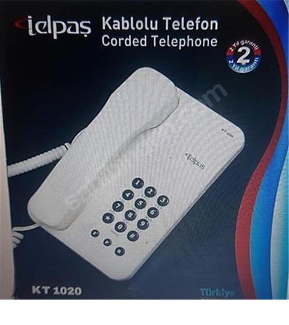 Telpaş KT-1020 krem Masa Üstü Telefon