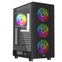 PowerBoost PB-A700B 750W 80+ BRONZE ATX USB 3.0 Rainbow Fanly Mesh Gaming Siyah Kasa