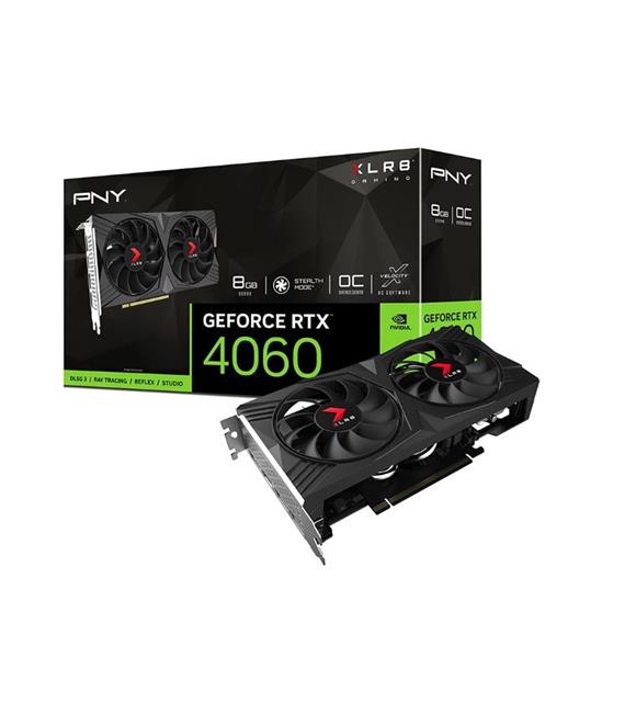 Pny RTX4060 8GB XLR8 OC GDDR6 (VCG40608DFXPB1-O) DX12 Gaming Ekran Kartı