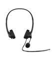 HP 428H5AA USB-G2 Stereo Kablolu Mikrofonlu Kulak Üstü Kulaklık Siyah