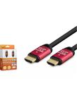 HADRON HDX2037 HDMI (M) TO HDMI (M) KABLO PVC 4K 1.5M SİYAH