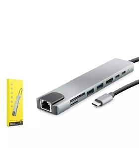 HADRON HDX7841 TYPE-C TO HDTV HDMI 4K 30HZ + VGA 2IN1 GRİ