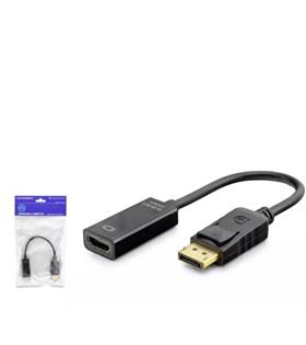 HADRON HDX7823 DISPLAY (M) TO HDMI (F) ADAPTÖR 4K 30HZ SİYAH