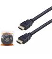 HADRON HDX2021 HDMI (M) TO HDMI (M) KABLO PVC 20M SİYAH