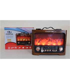 Everton Rt-733 Bluetooth Fm-Usb-Tf-Aux  Şarjlı Nostaljik Radyo