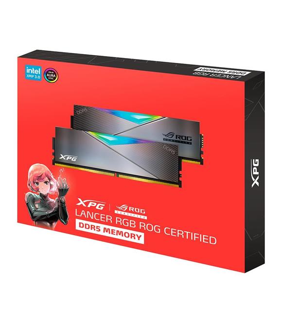 XPG 16GB-2 Lancer RGB Rog Certified DDR5 6600MT-s CL 32-44-44 1.4V Soğutuculu PC Ram_1