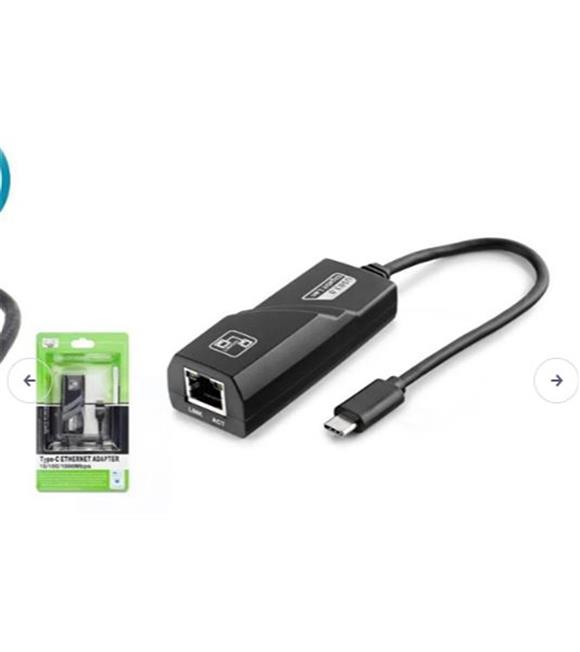 Hadron HDX-5273 Type-C 3.0 Ethernet Çevirici Adaptör 10-100-1000 MBPS