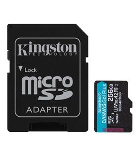 Kingston SDCG4-256GB 256GB microSDXC Canvas Go Plus Gen4 200MB-s A2 U3 V30 Card + ADP Hafıza Kartı
