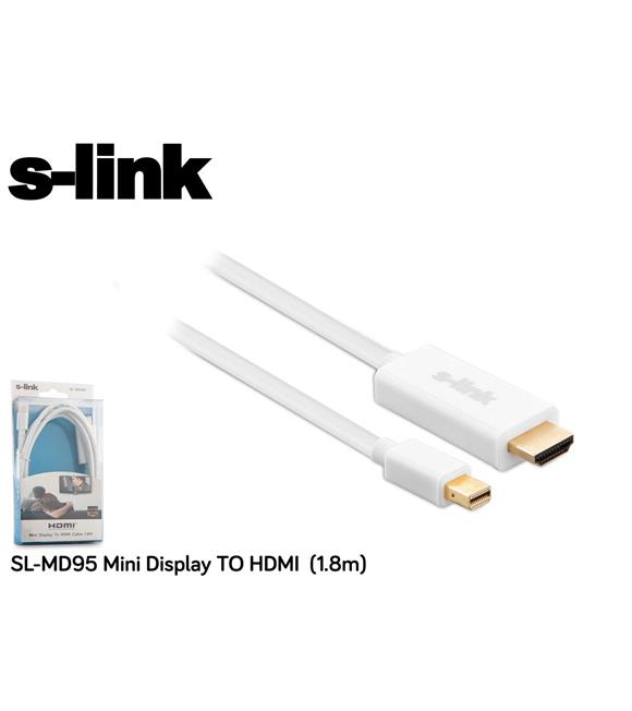 S-link SL-MD95 Mini Display Erkek To Hdmı Erkek Kablo