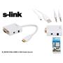 S-link SL-MHVS15 Mini Hdmı Erkek To Vga Dişi Audıo Çevirici