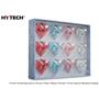 Hytech HY-XK21 Kristal Kalp Kutulu 3-Kırmızı 3-Mavi 3-Beyaz 3-Pembe 12'li Set Kulak İçi Mikrofonlu