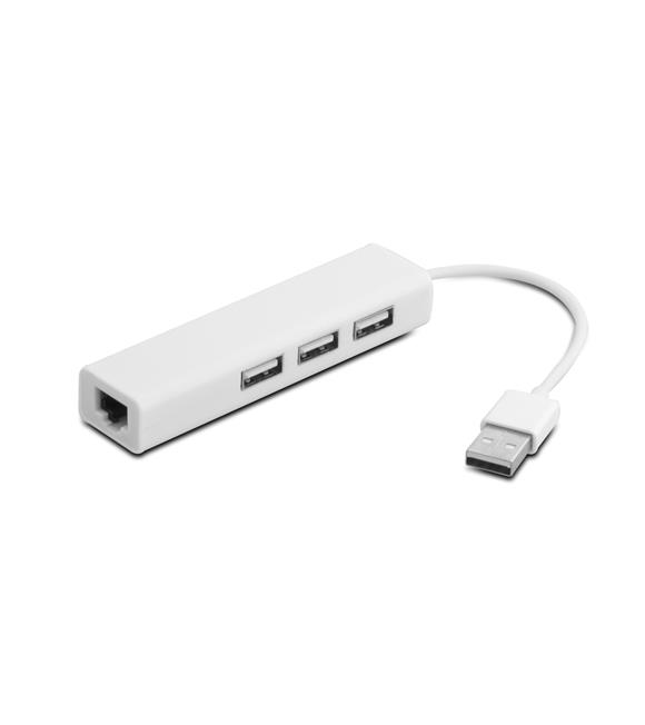 S-link SL-U602 Usb To Ethernet Çevirici + 3 Port Usb Hub