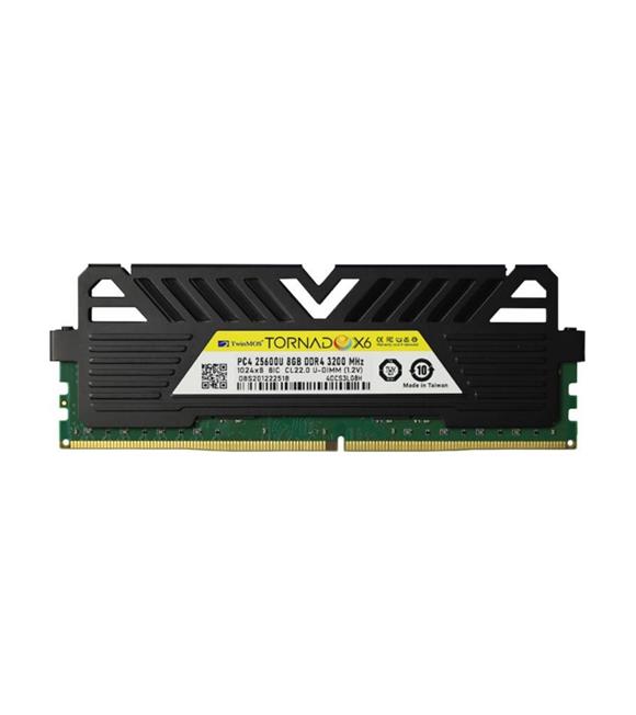 TwinMOS Ddr4 8gb 3200MHZ CL22 Tornadox6 Desktop Ram Soğutuculu (TMMDD48GB3200DKBX6)