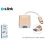 S-link SL-USB-C55 Type-C to Type-C to Hdmi Adaptör