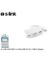 S-link SL-USB-C60 Type-c Erkek To Vga Usb 3.0 Type-c Çevirici