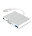 Vcom CU426M Type-C-M To Vga-F Usb 3.0-F Type-C-F Çevirici
