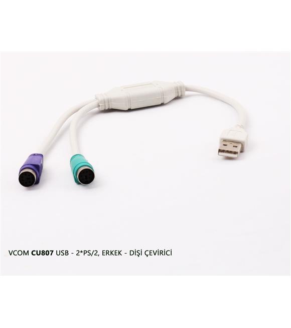 Vcom CU807-0.2 Usb 2.0 To PS-2 Çevirici