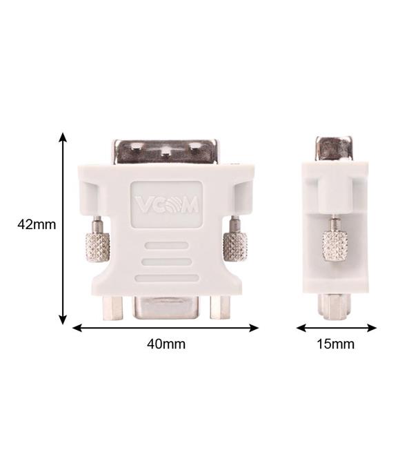 Vcom CA301 Dvi 24+5 Erkek To Vga Dişi Dönüştürücü