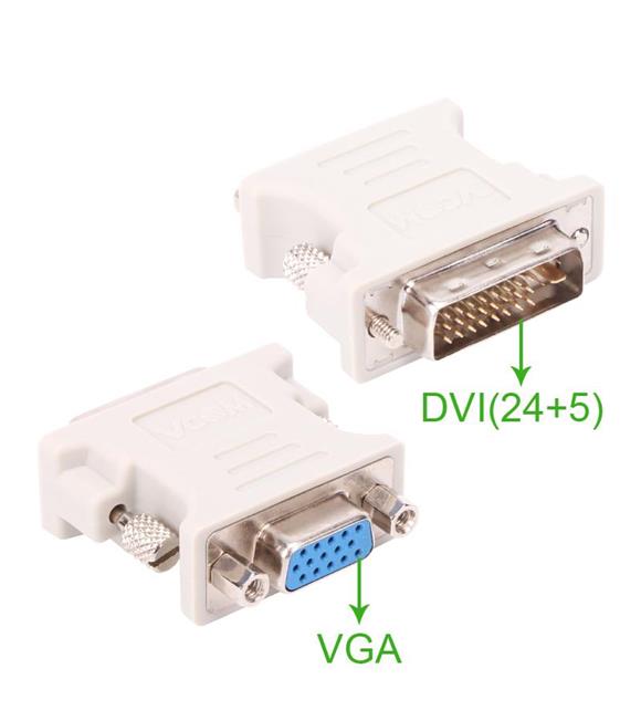 Vcom CA301 Dvi 24+5 Erkek To Vga Dişi Dönüştürücü