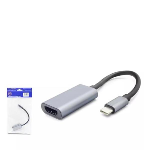 Hadron Hdx7862 Type-C To Hdmi F Çevirici 4K Siyah