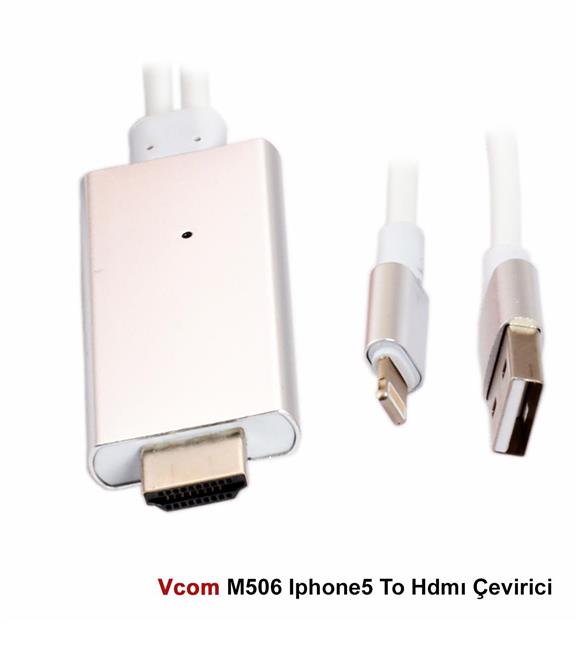 Vcom M506 İP5 (İphone) To Hdmı Çevirici