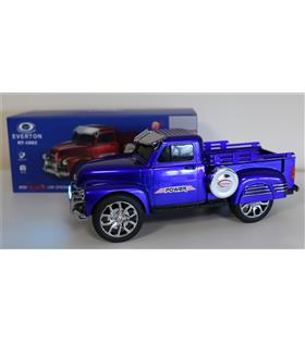 EVERTON RT-1962 Mavi (Blue) Arabalı  Bluetooth Fm-Usb-Tf-Aux Şarjlı Nostaljik Radyo